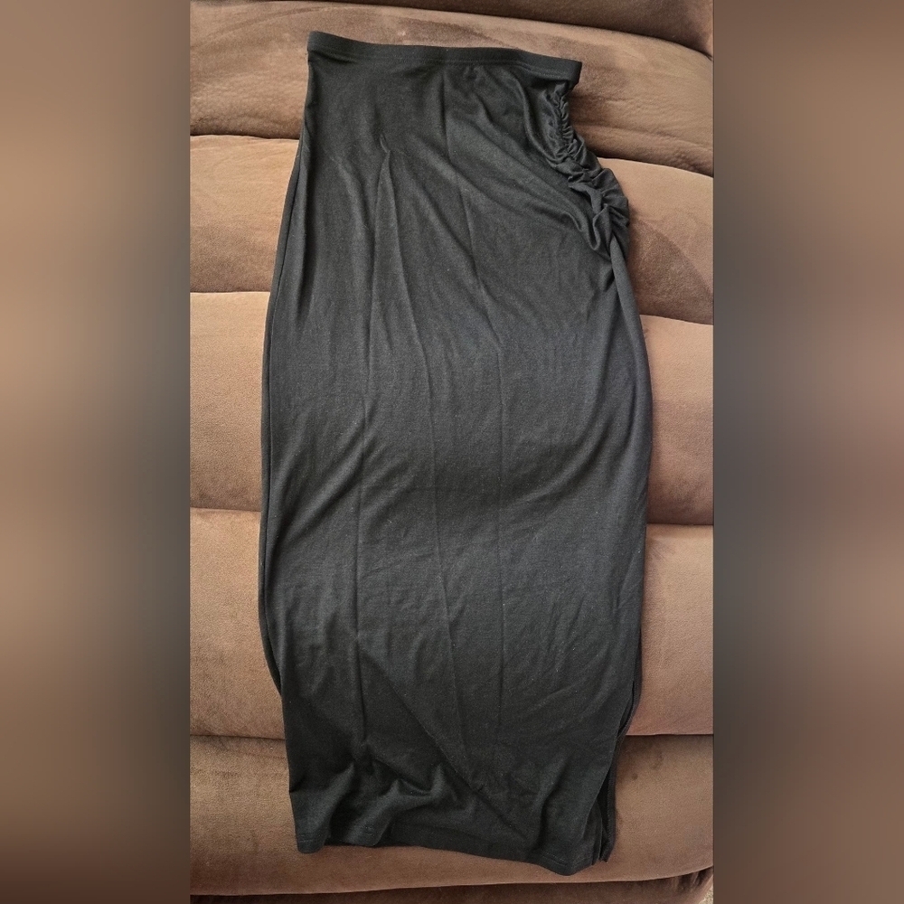 BTFBM Knit Top Split Maxi Skirt Set #1180 - Picture 3 of 14